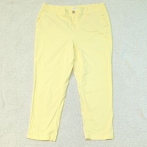 LOFT Like-New Yellow Women's Chinos
